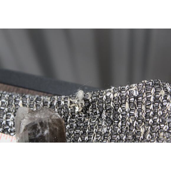 J. Mclaughlin Carter Sequin Trousers Slacks Pants Wide Leg Gray Silver Black 6 - Picture 5 of 10